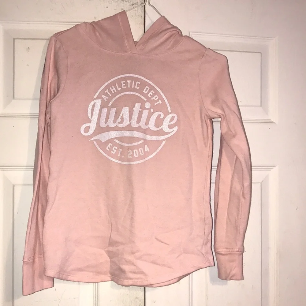 Girl’s Glittered Justice Hoodie